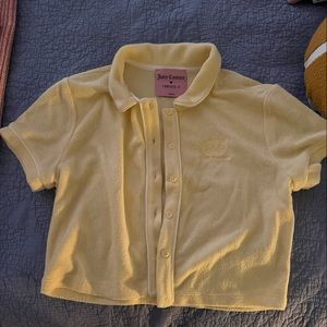 Juicy couture/ forever 21 top terry material